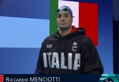 Paralimpiadi, Riccardo Menciotti quarto nei 100 dorso