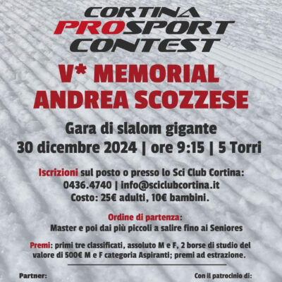 Sci/A Cortina il 5. Memorial Andrea Scozzese